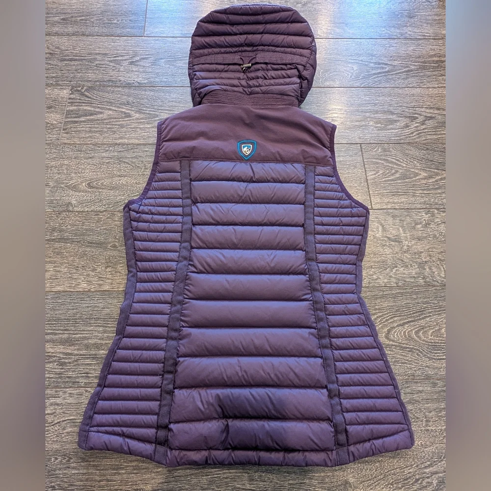 Womens Kuhl Spyfire Hooded Vest. Purple size Small - Picture 13 of 14